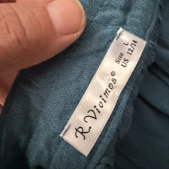 Boho Lace Ruffle Flowy Dress - Picture 4 of 4